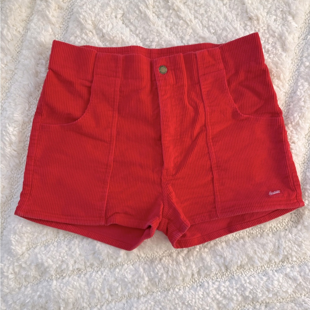 Hammies Corduroy Shorts! Red Size 34